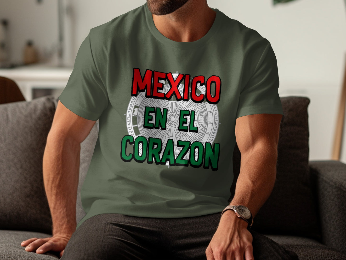 Mexico En El Corazon Graphic T-shirt product type