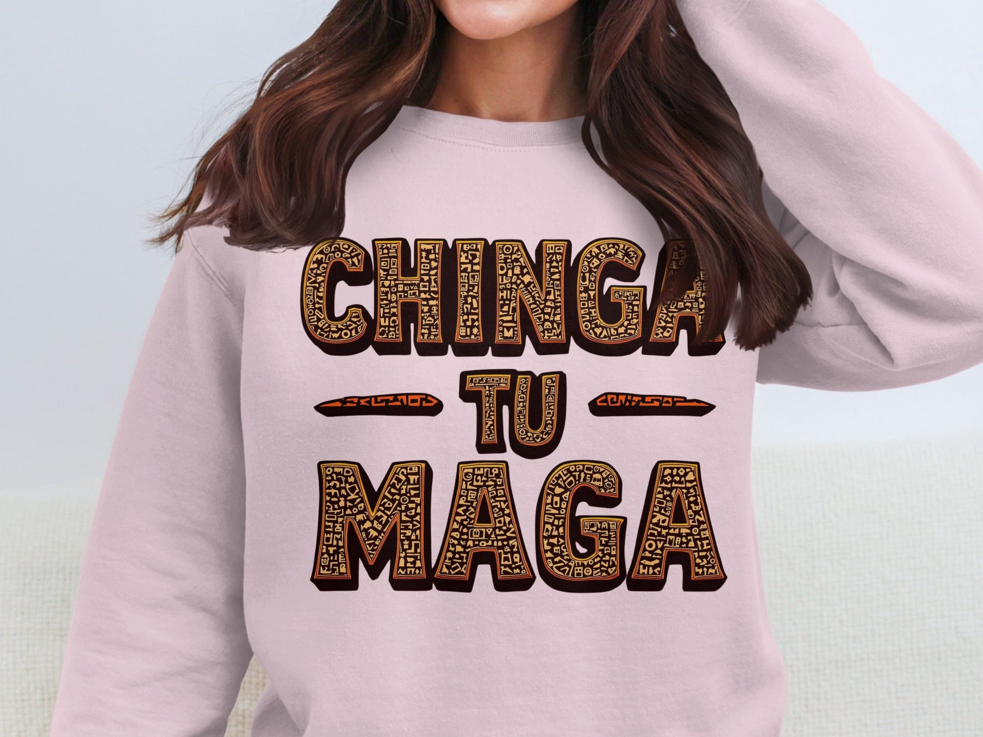 Chinga Tu Maga Graphic Sweatshirt