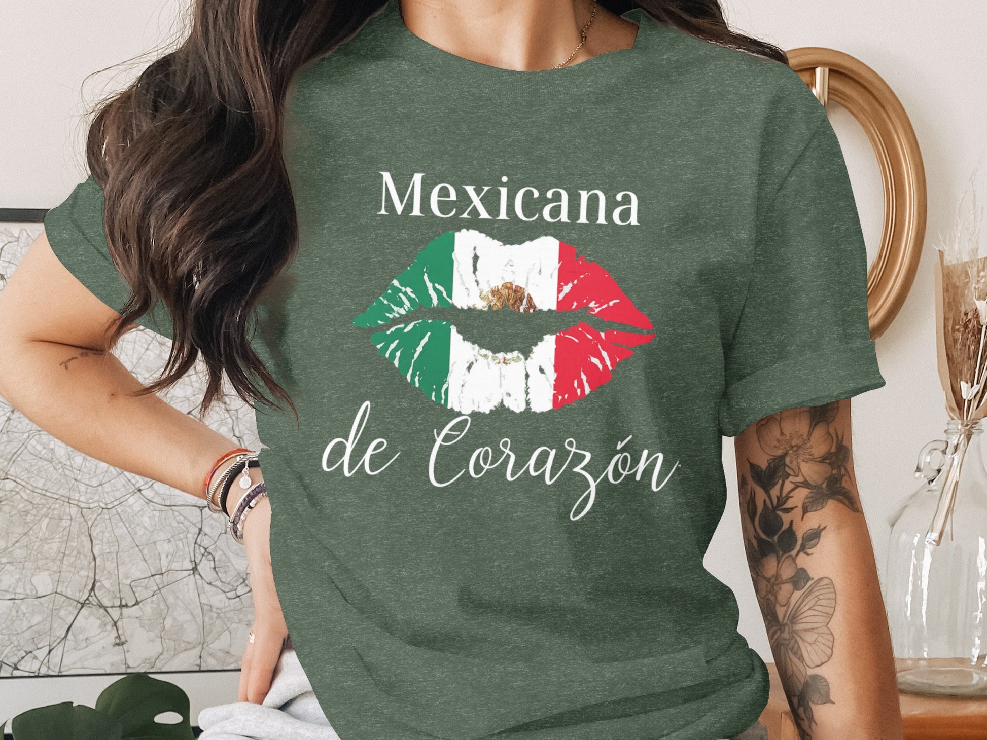 Mexicana de Corazón Stylish Women's T-Shirt product type