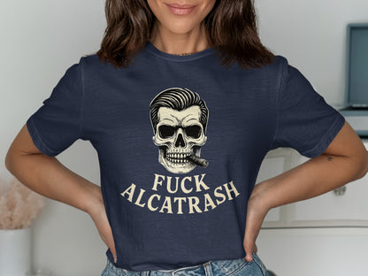 Fuck Alcatrash Skull Graphic T-Shirt Product
