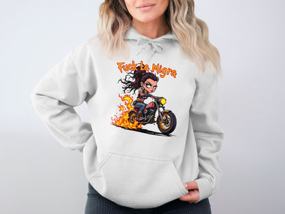 Fuck la Migra Motorcycle Graphic Hoodie product