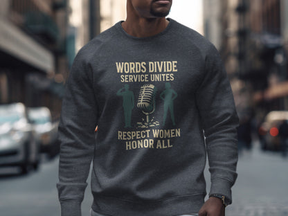 Words Divide Service Unites Respect Women product type