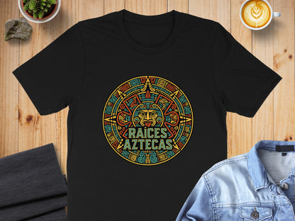 Aztec Calendar Raices Aztecas Graphic Tee product