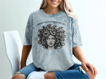 What Would Medusa Do Snake Hair Greek Mythology T-Shirts