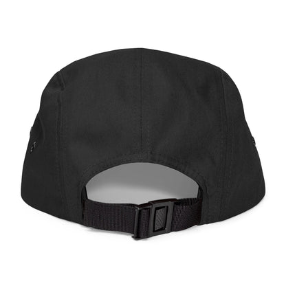 Fuck La Migra Hat Embroidered 5-Panel Cap — Skull with Mexican Flag Accent (Explicit Text)