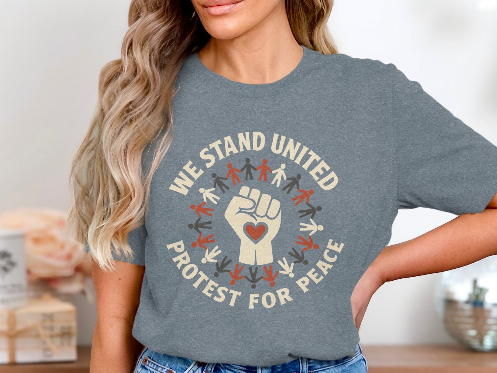 We Stand United Protest for Peace T-Shirt product