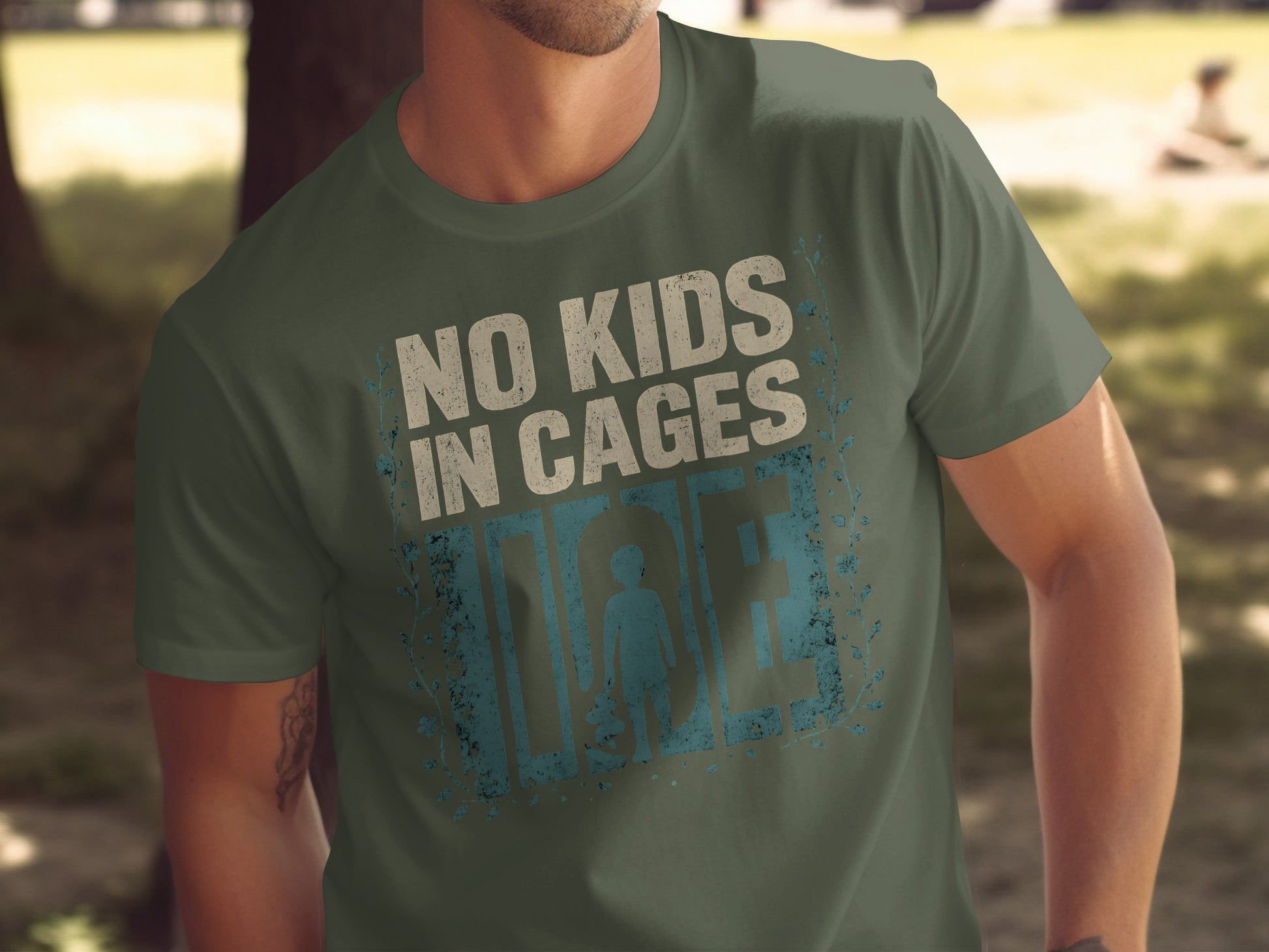 No Kids In Cages Unique Statement Shirt product