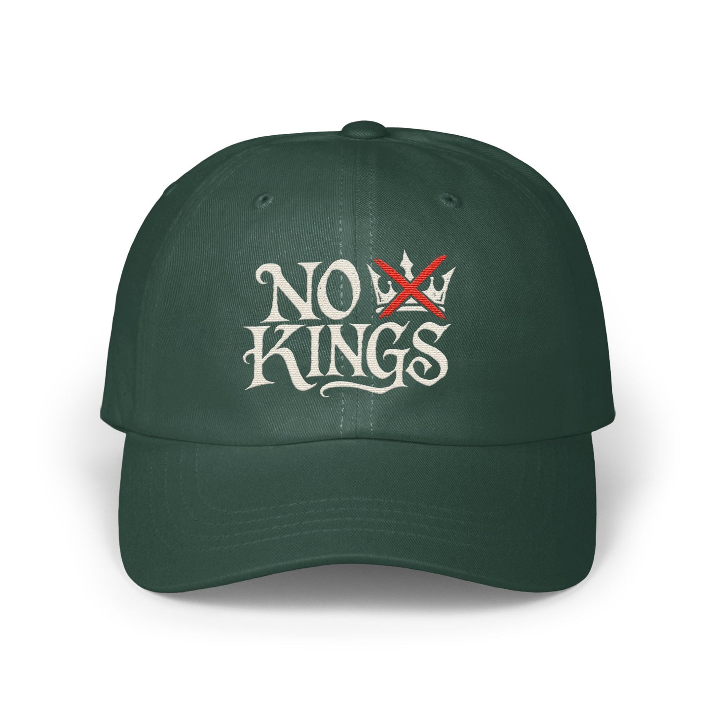 No Kings Statement Cap Eye-Catching Bold Design Hat product type