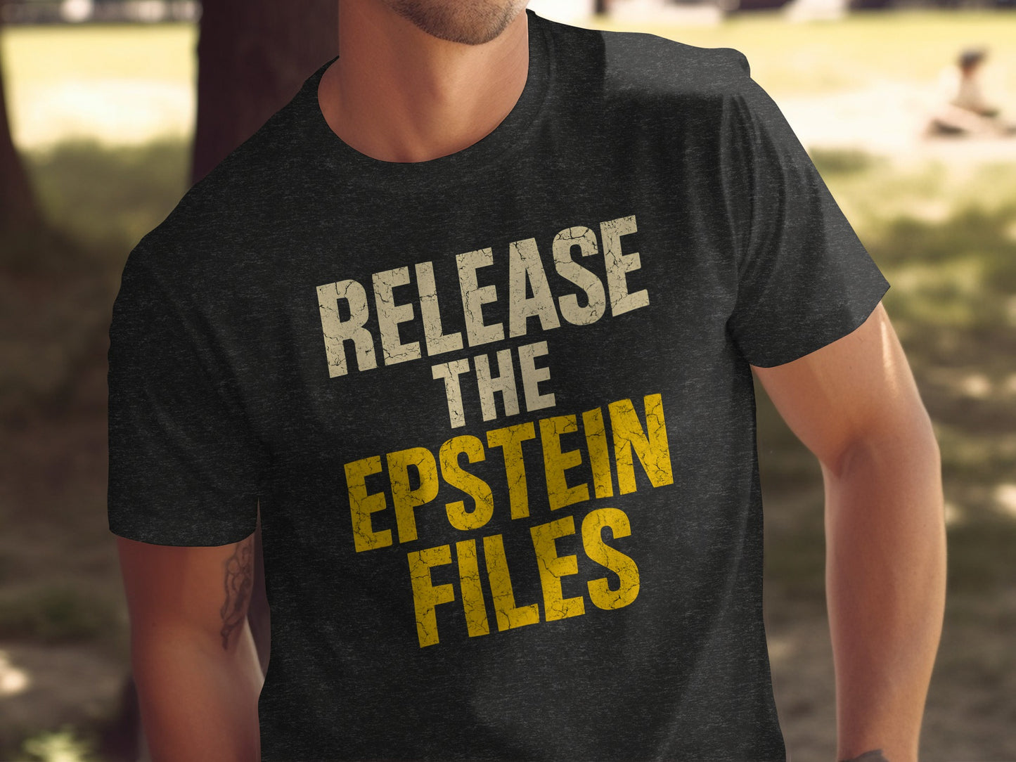 Release The Epstein Files Statement Shirt product