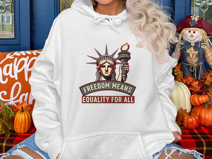 Freedom Means Equality for All Hoodie product