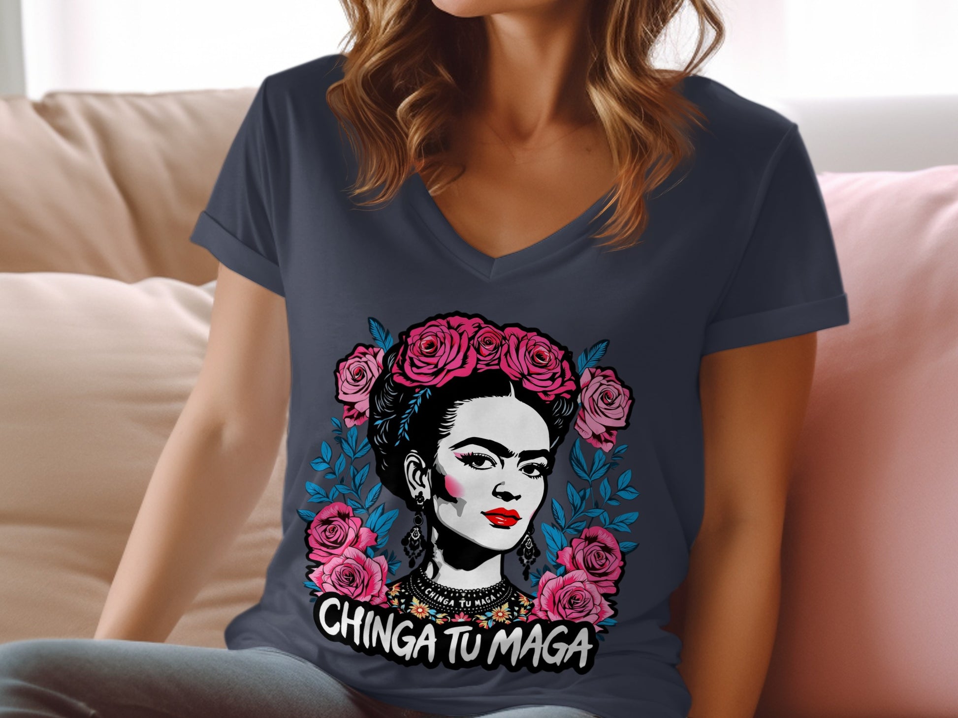 Chinga Tu Maga Frida Kahlo T-Shirt