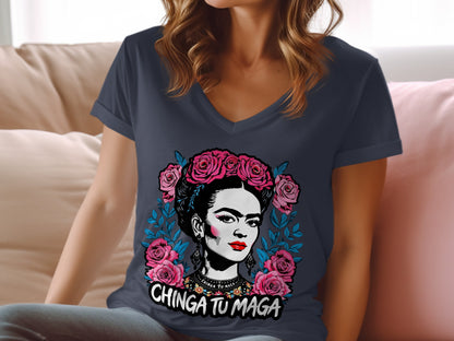 Chinga Tu Maga Frida Kahlo T-Shirt