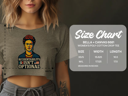 Accountability Isn't Optional Women's Crop Tee product