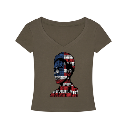 FDT Frida Tee Tencel Slim Fit V-Neck T-Shirt