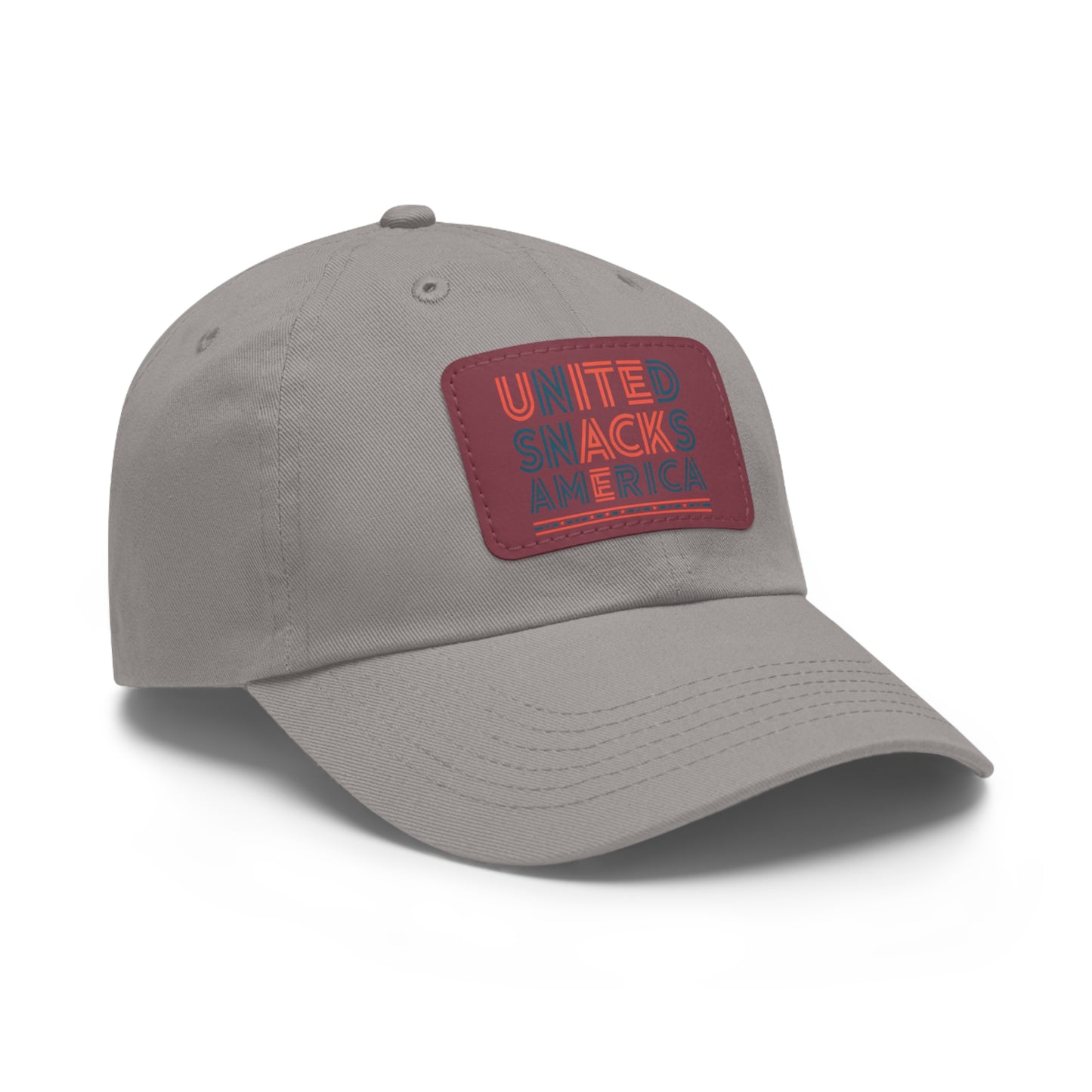 Trendy Dad Hat with Leather Patch - United Snacks America
