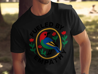 Fueled By Empathy Bird Design T-Shirt product