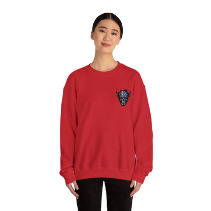 Artistic Graphic Crewneck Sweatshirt - Bold Design for Creative Souls