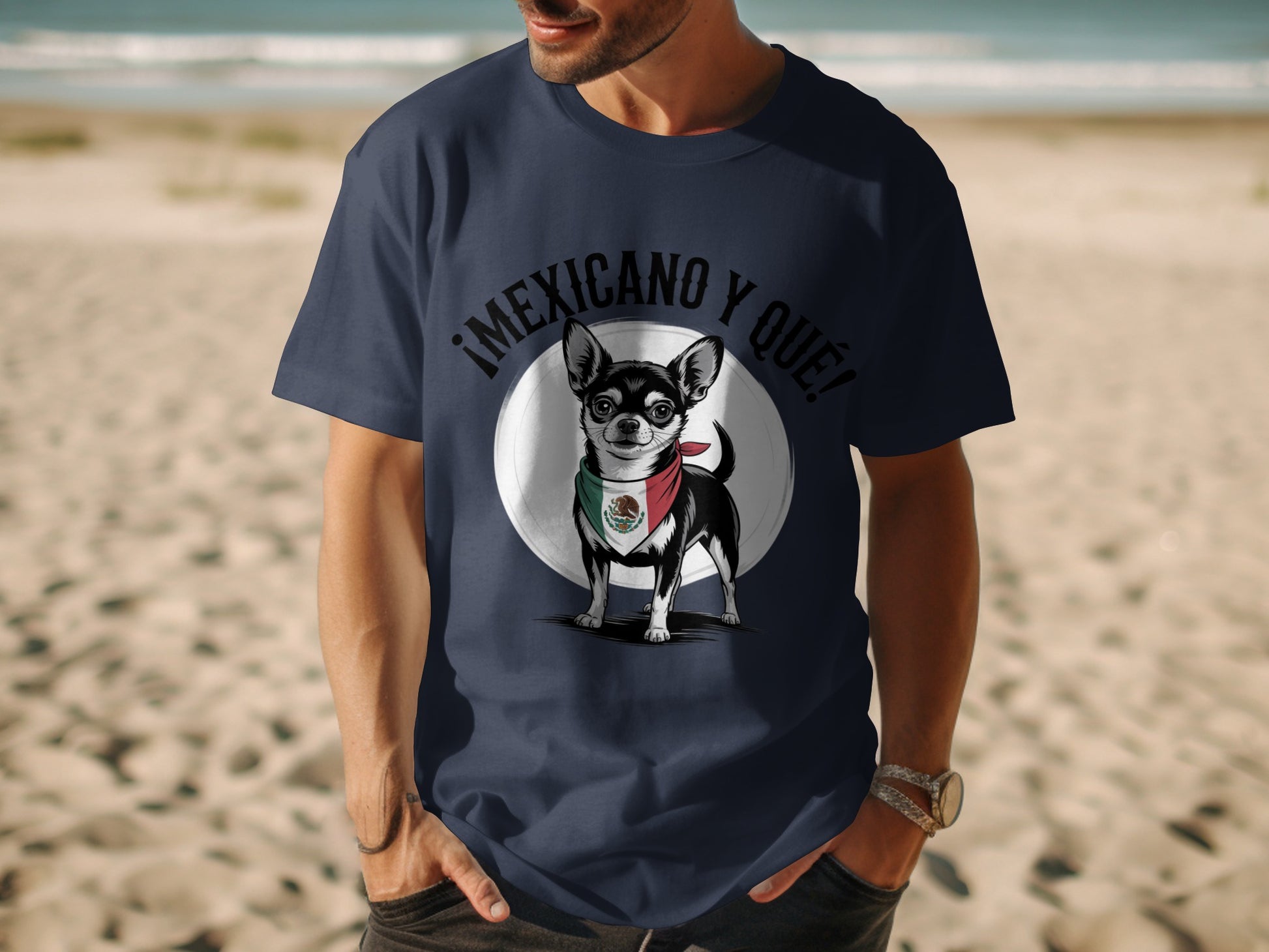 ¡Mexicano Y Qué! Chihuahua Dog Graphic T-Shirt product