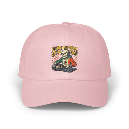 When You Know You Know Skeleton Dad Hat product type