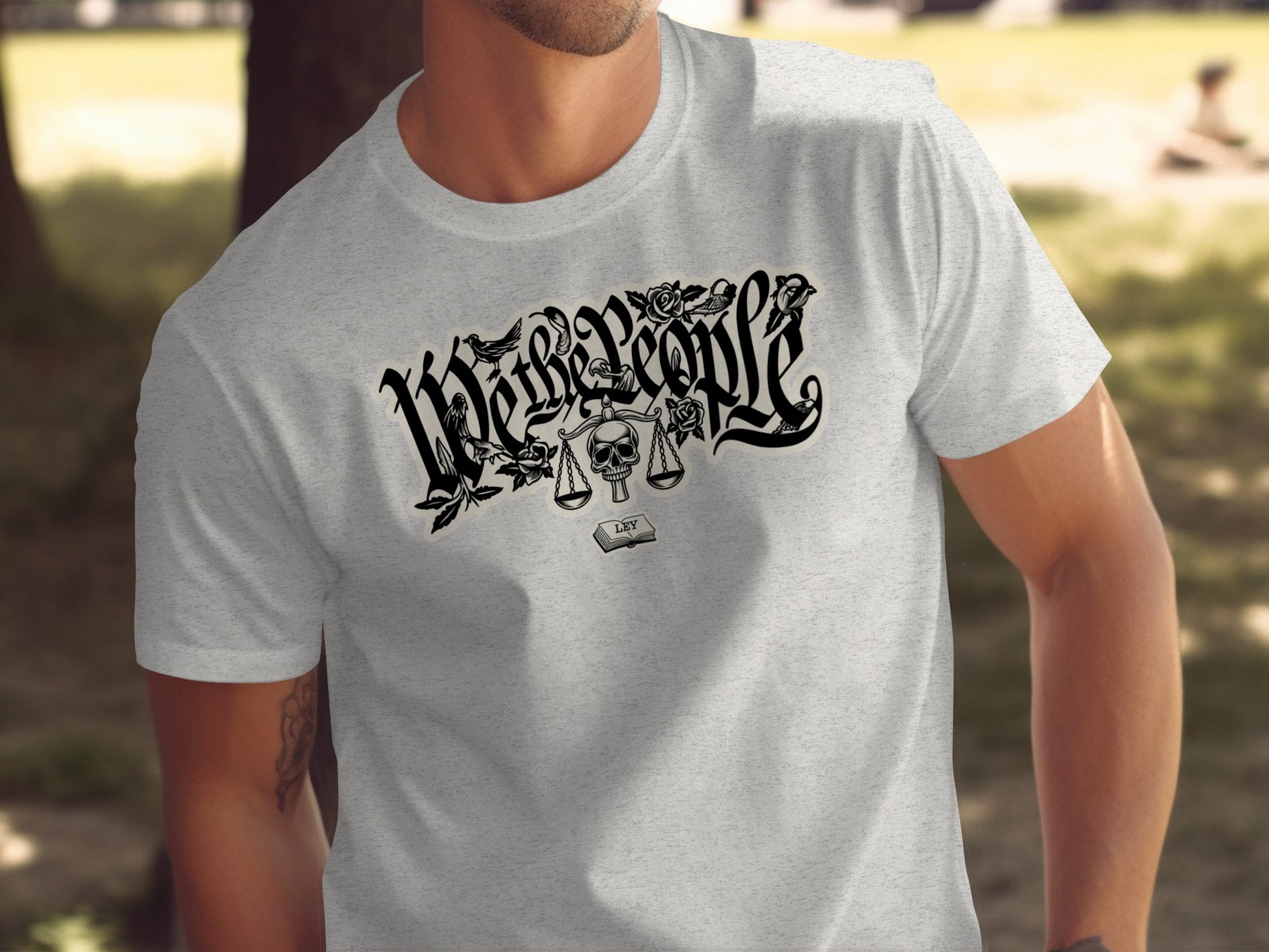 We The People Graphic Design T-shirt