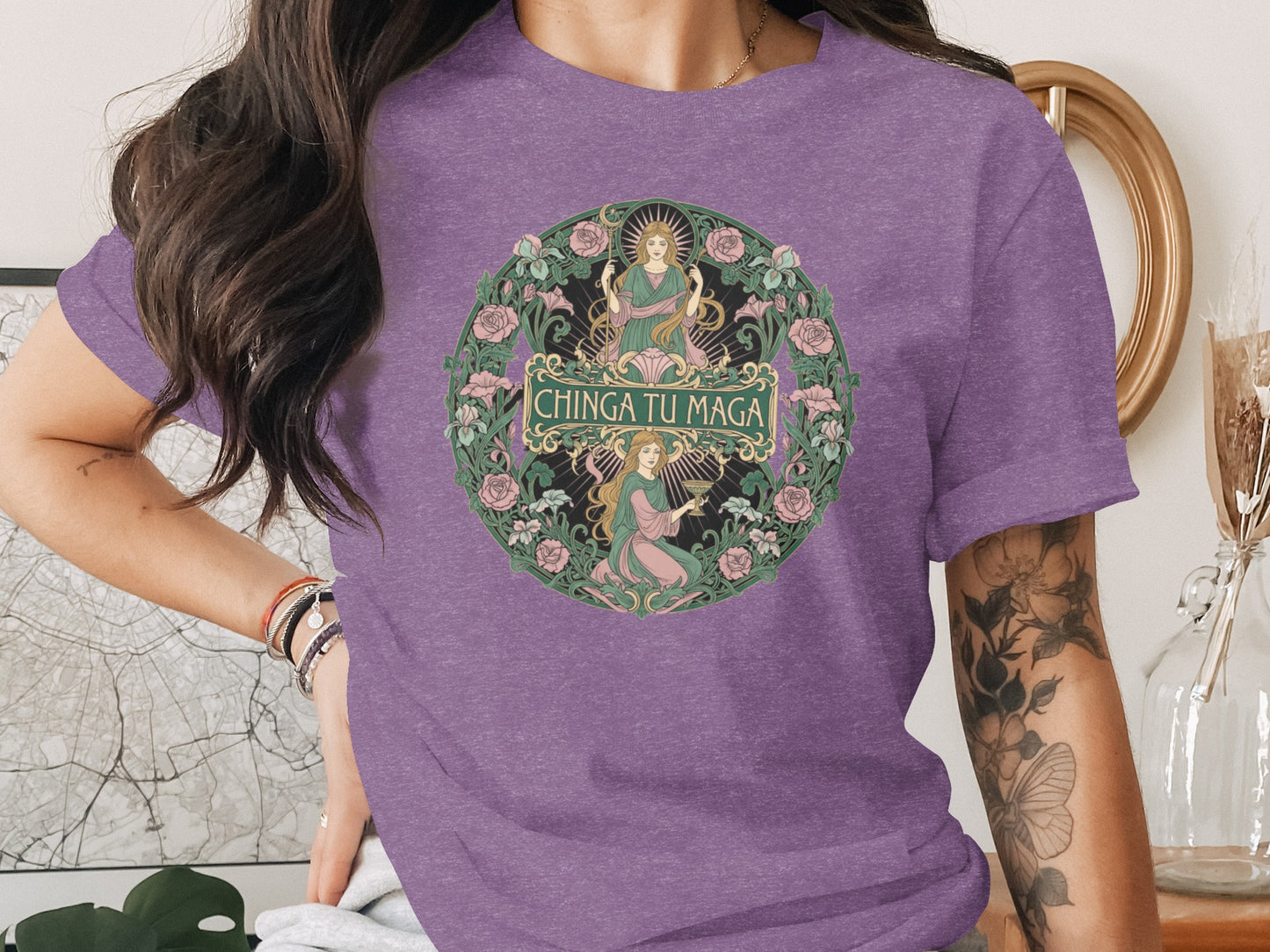 Chinga Tu Maga Graphic T-Shirt with Unique Design