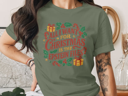 All I Want For Christmas Is The Epstein Files product type