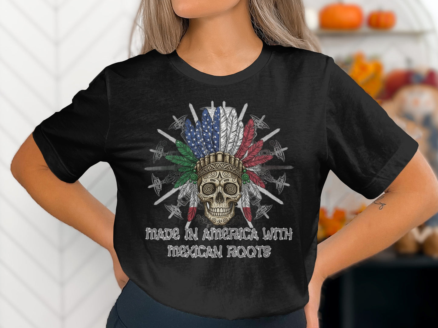 Made in America With Mexican Roots Graphic Tee