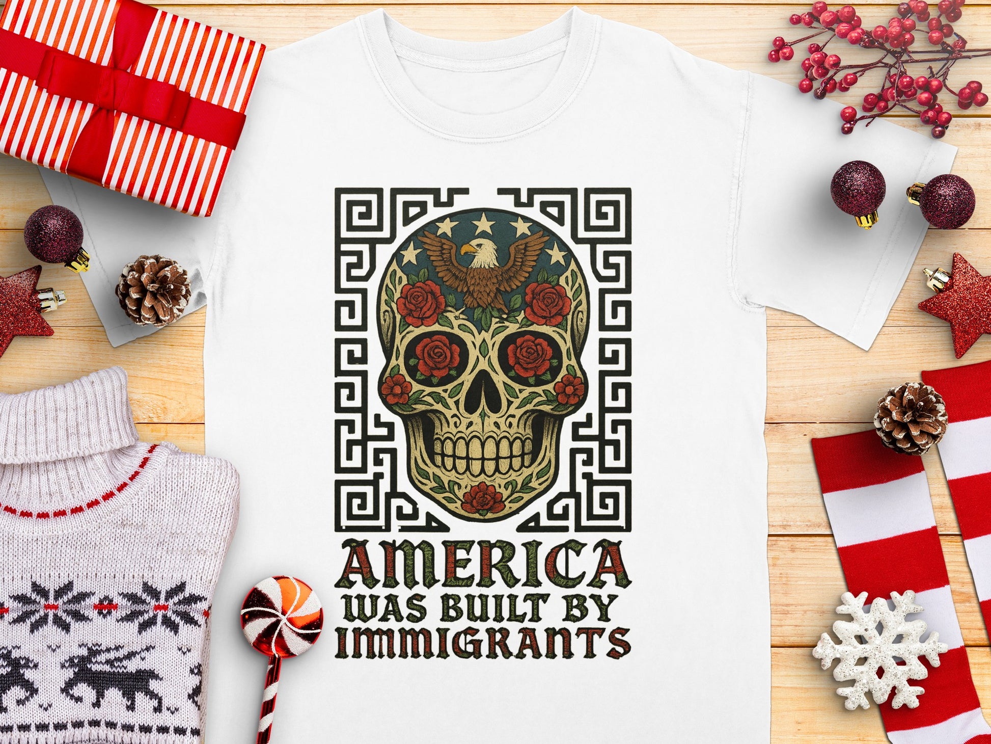 America Was Built by Immigrants T-Shirt