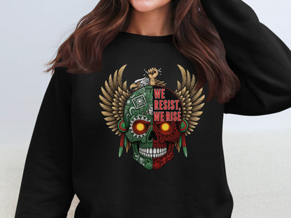 Skull Resistance Graphic Sweatshirt product type