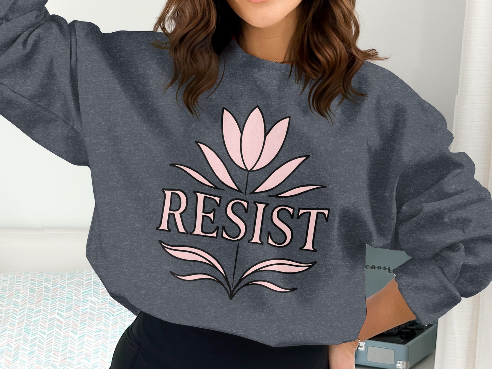 Resist Graphic Long Sleeve Sweatshirt product type