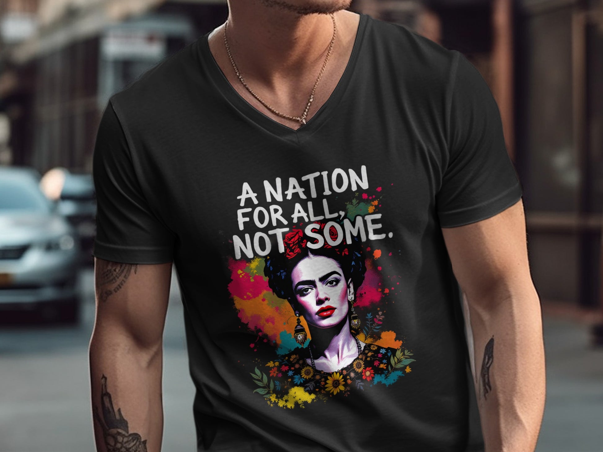 A Nation For All Not Some Artistic T-Shirt Design