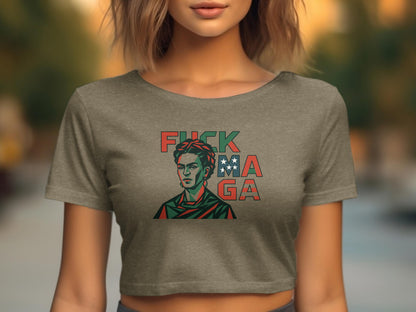 Bold Expressive Frida Artistic Graphic T-Shirt product
