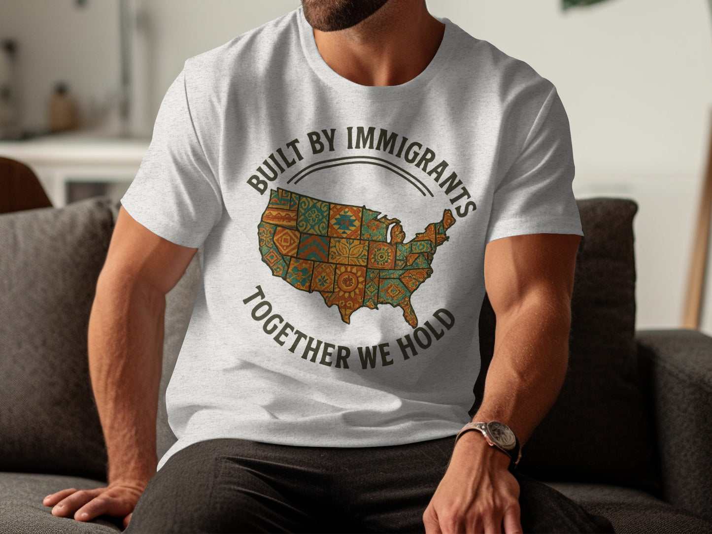 Built by Immigrants Together We Hold T-Shirt product