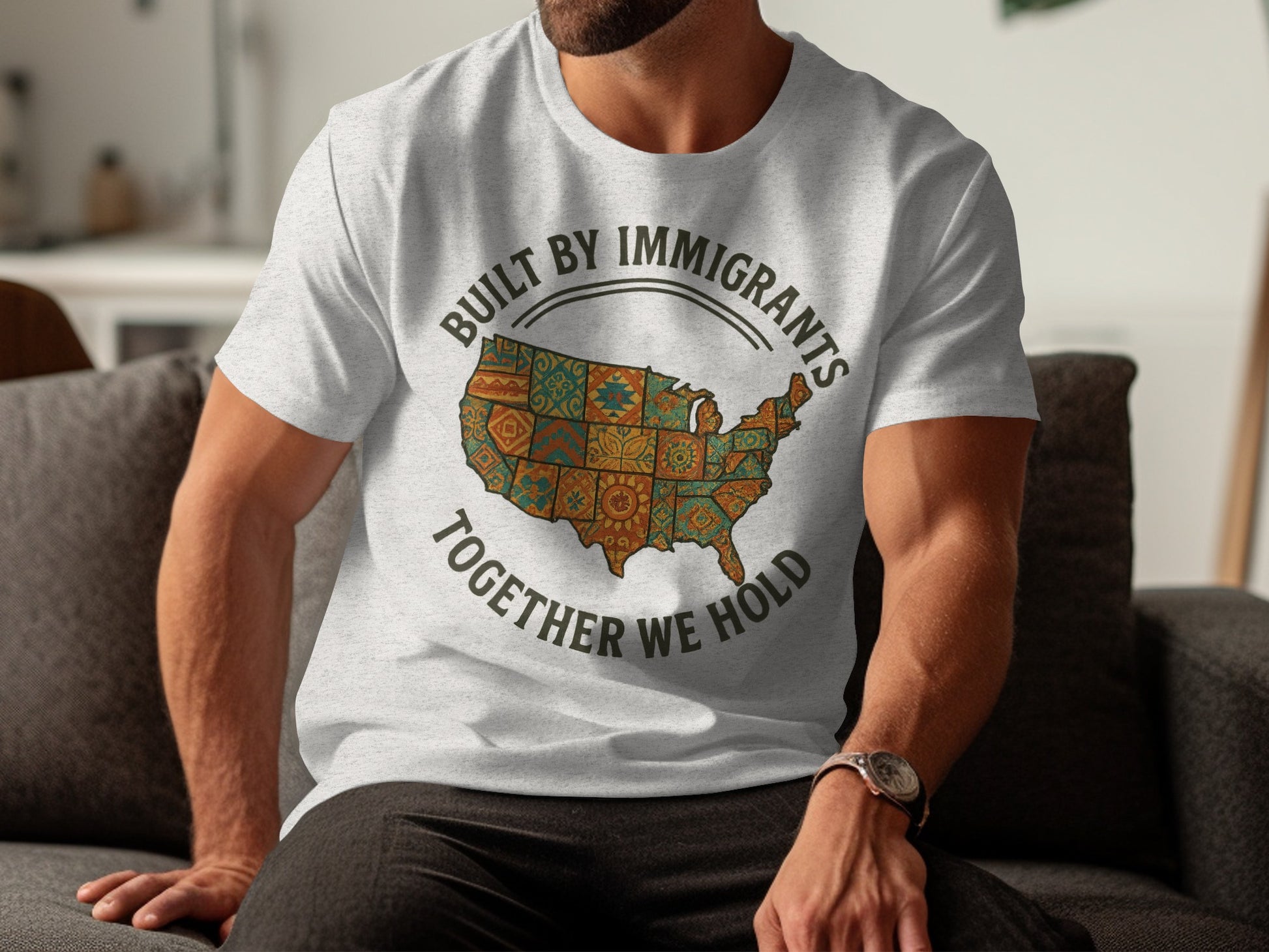 Built by Immigrants Together We Hold T-Shirt product