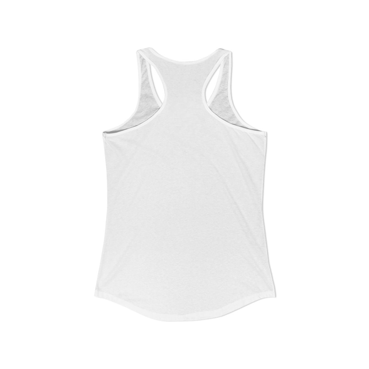 Comfortable and Stylish White Racerback Tank Top