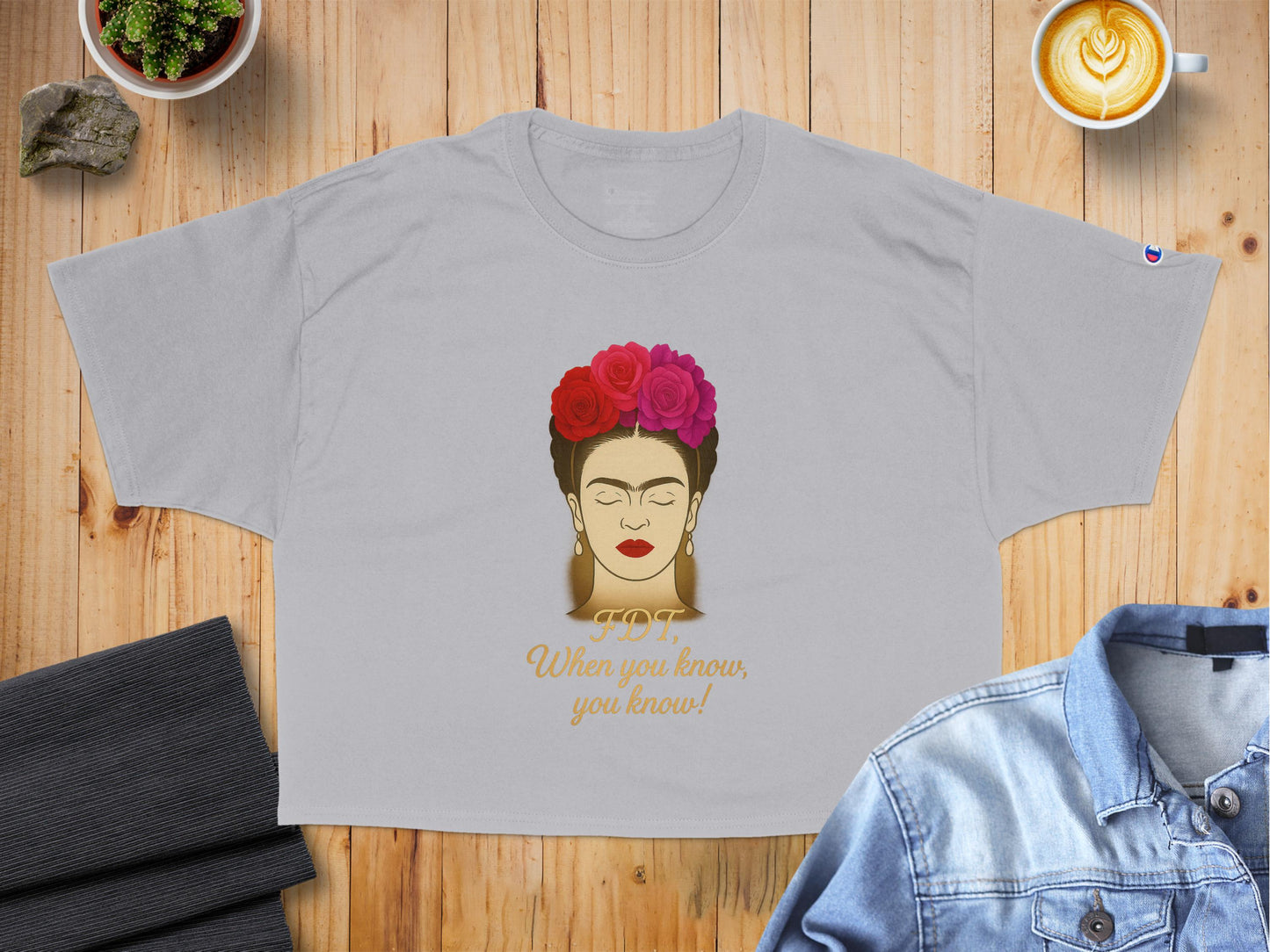Frida Inspired Art Graphic Tee Perfect Casual Shirt product