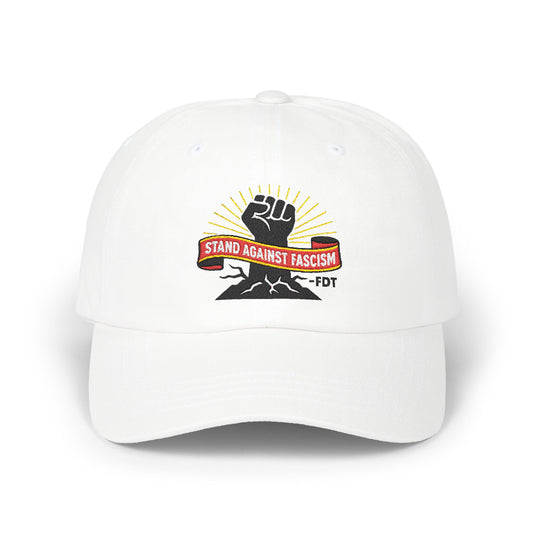 Embroidered Hat Protest No Kings IN America, Resist Anti Fascism Hat