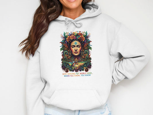 Frida Kahlo Floral Headdress Earth Art Piece Design