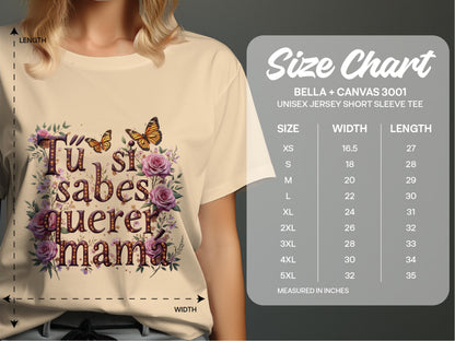 Tú Si Sabes Querer Mama Butterfly Tee product
