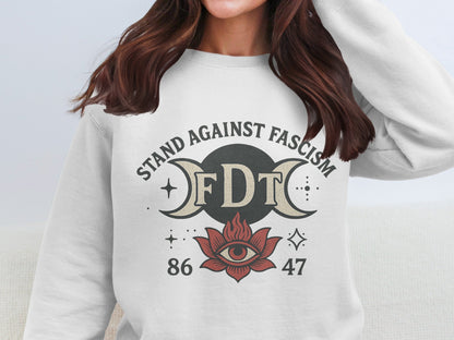 Stand Against Fascism Graphic Sweatshirt product type