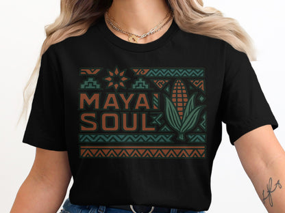 Mayan Soul Graphic Tee Ethnic Style Shirt product
