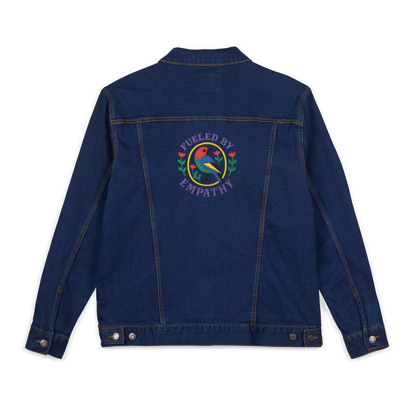 Embroidered Unisex Denim Jacket - Express Yourself with Unique Stitching, Casual Streetwear, Summer Festivals, Gifts for Trendsetters, [...]