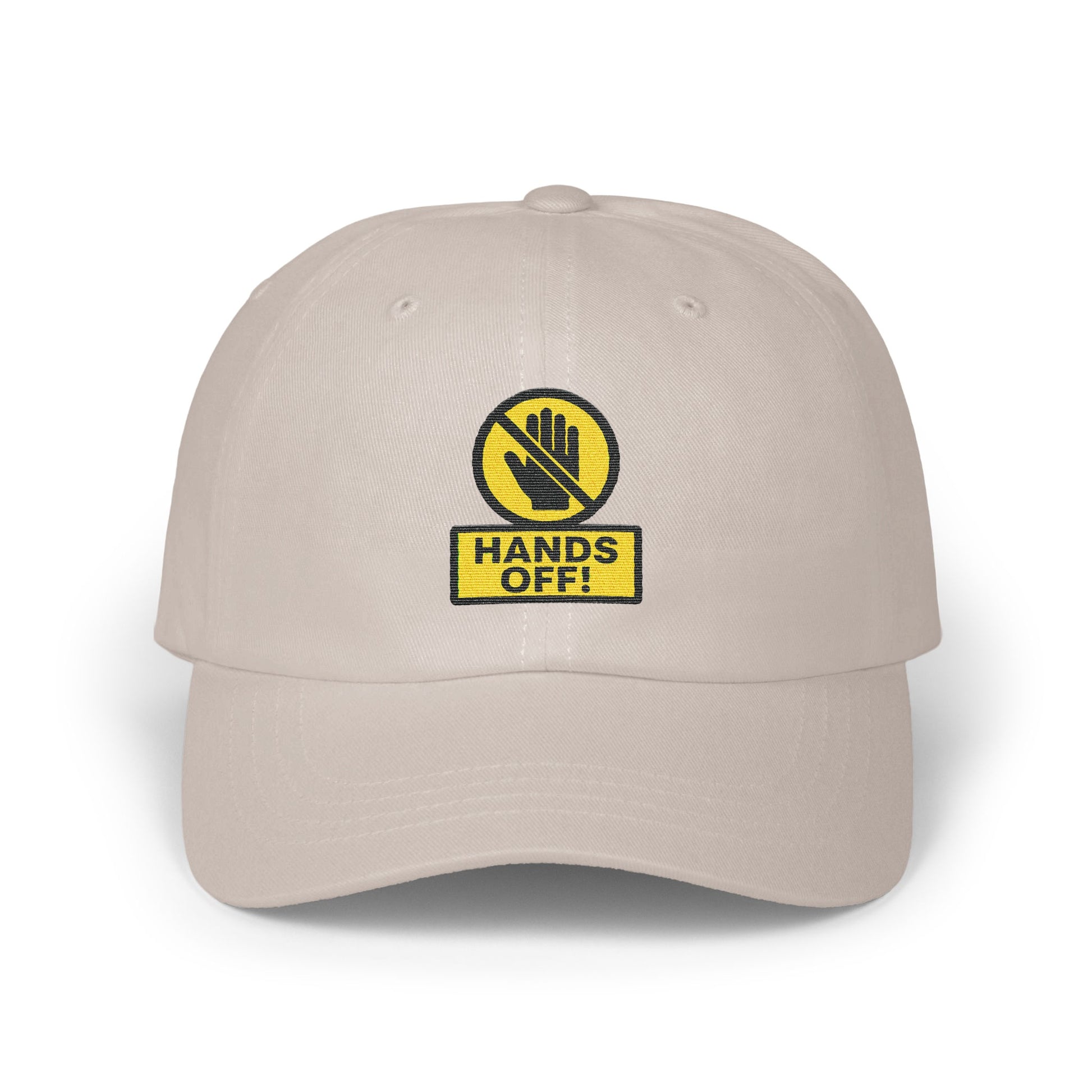 Hands Off Embroidered Design Baseball Cap product