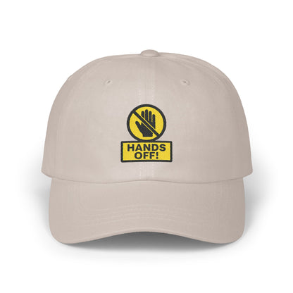 Hands Off Embroidered Design Baseball Cap product