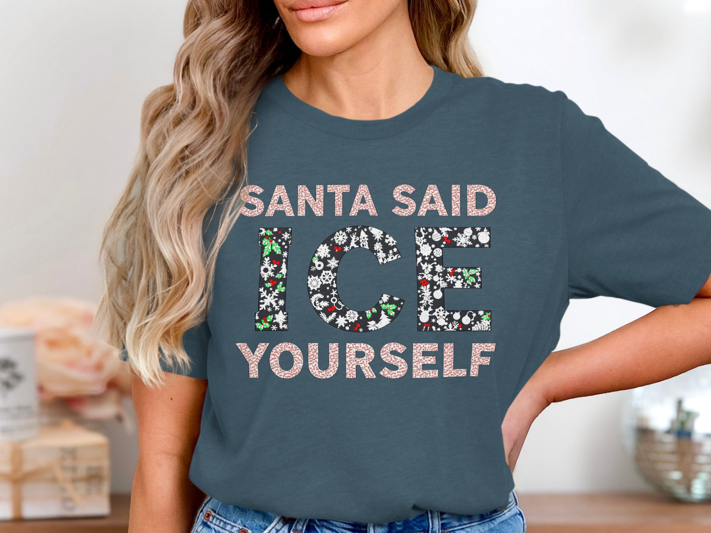 Santa Said Ice Yourself Graphic Tee