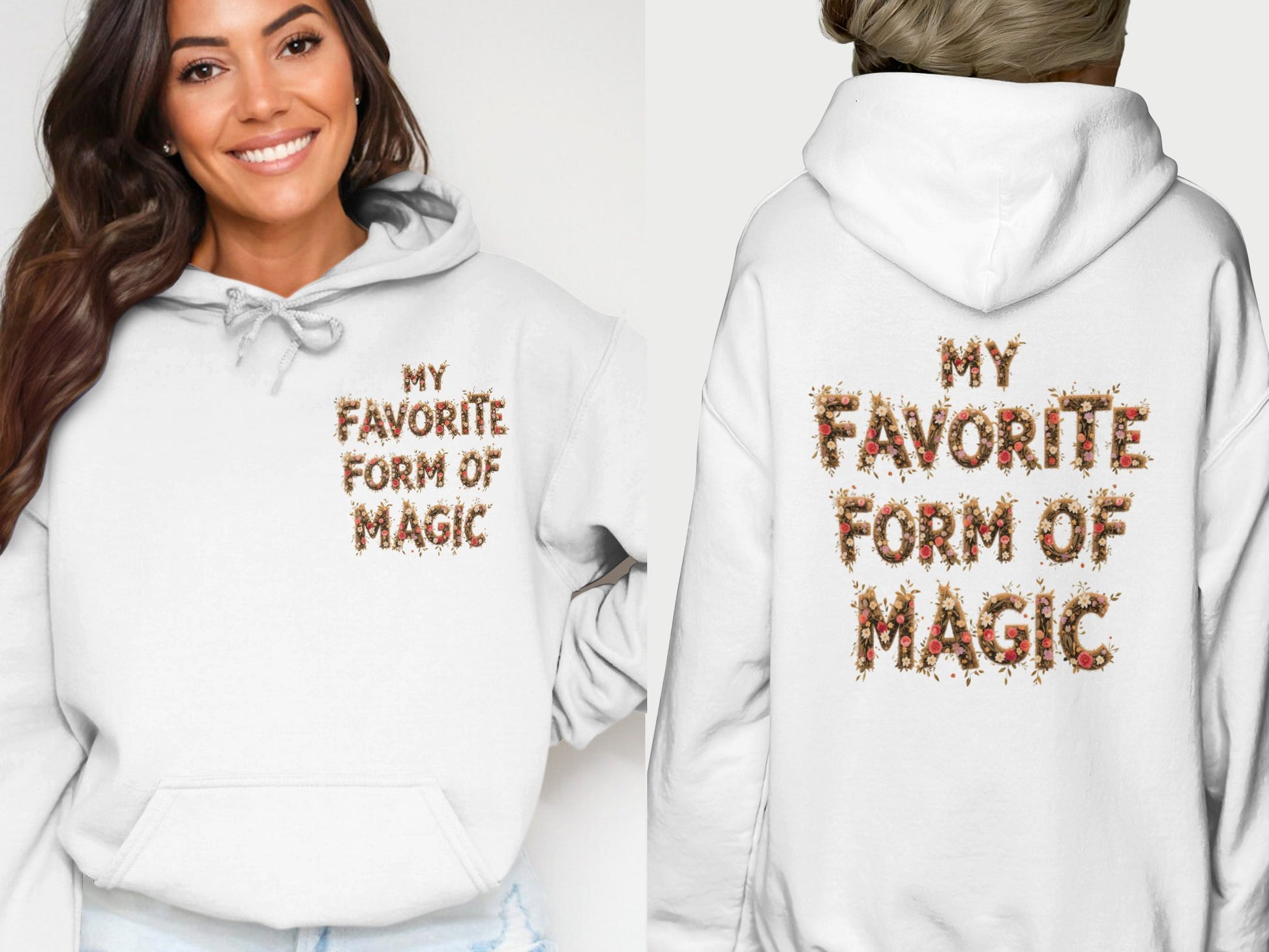 My Favorite Form of Magic Text Hooded Sweatshirt product