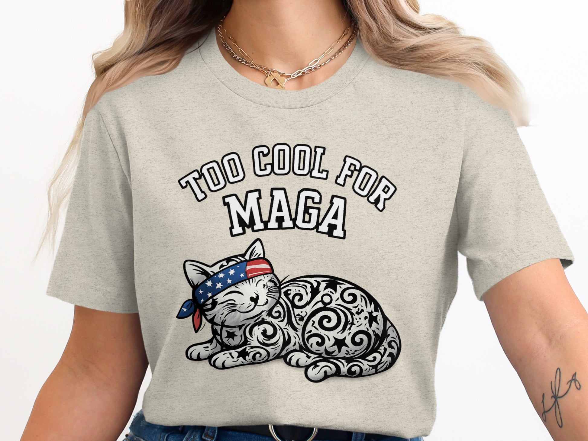Too Cool For Maga Graphic T-Shirt product