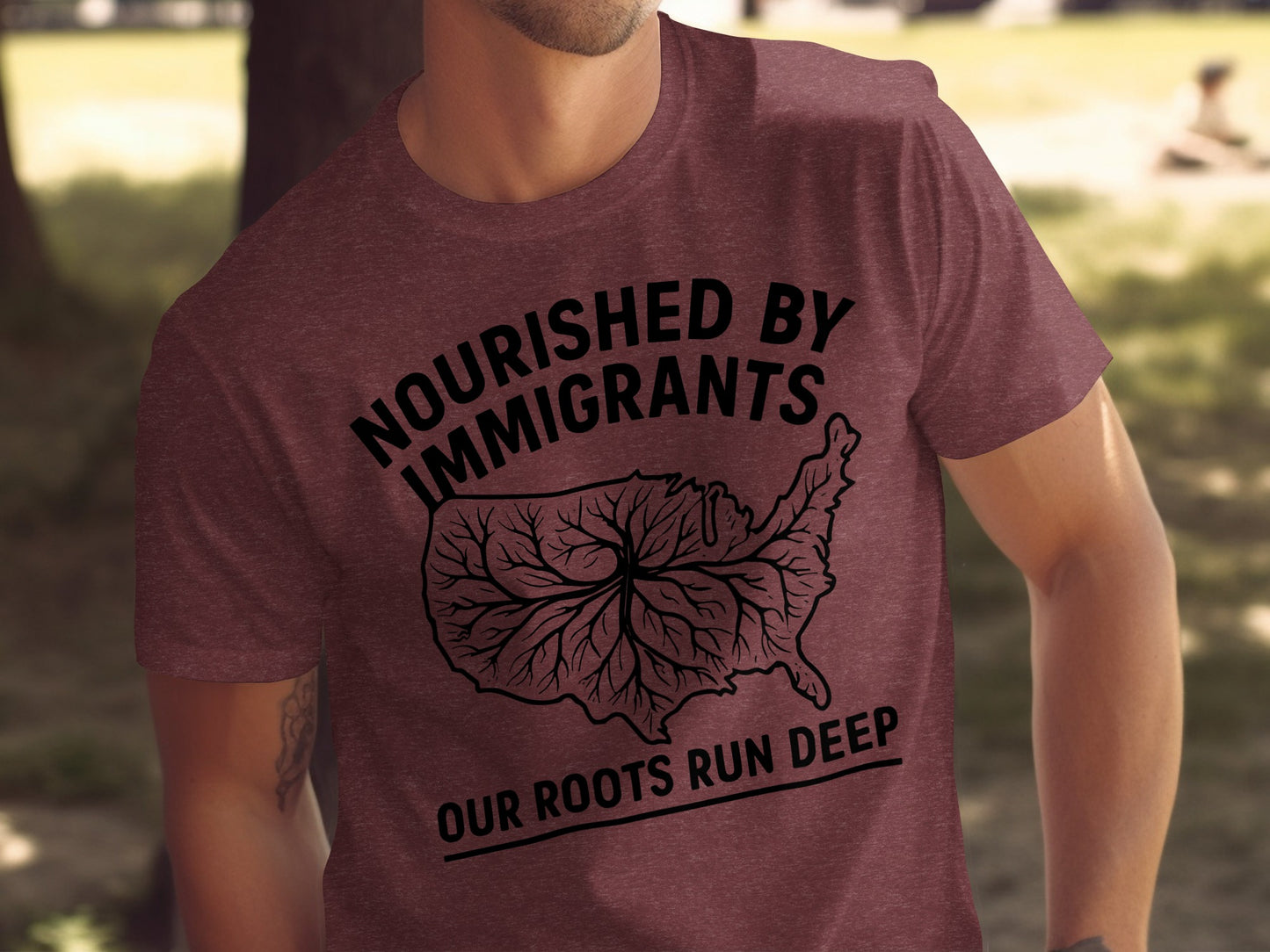 Nourished by Immigrants Our Roots Run Deep product