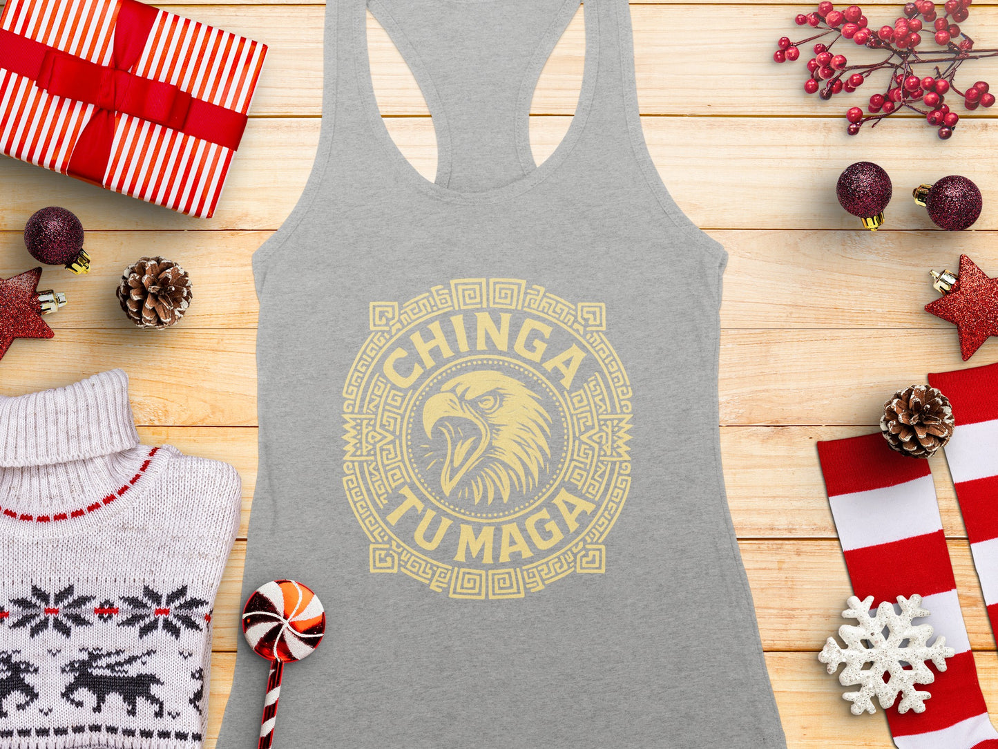 Chinga Tu Magi Graphic Design Tank Top Product