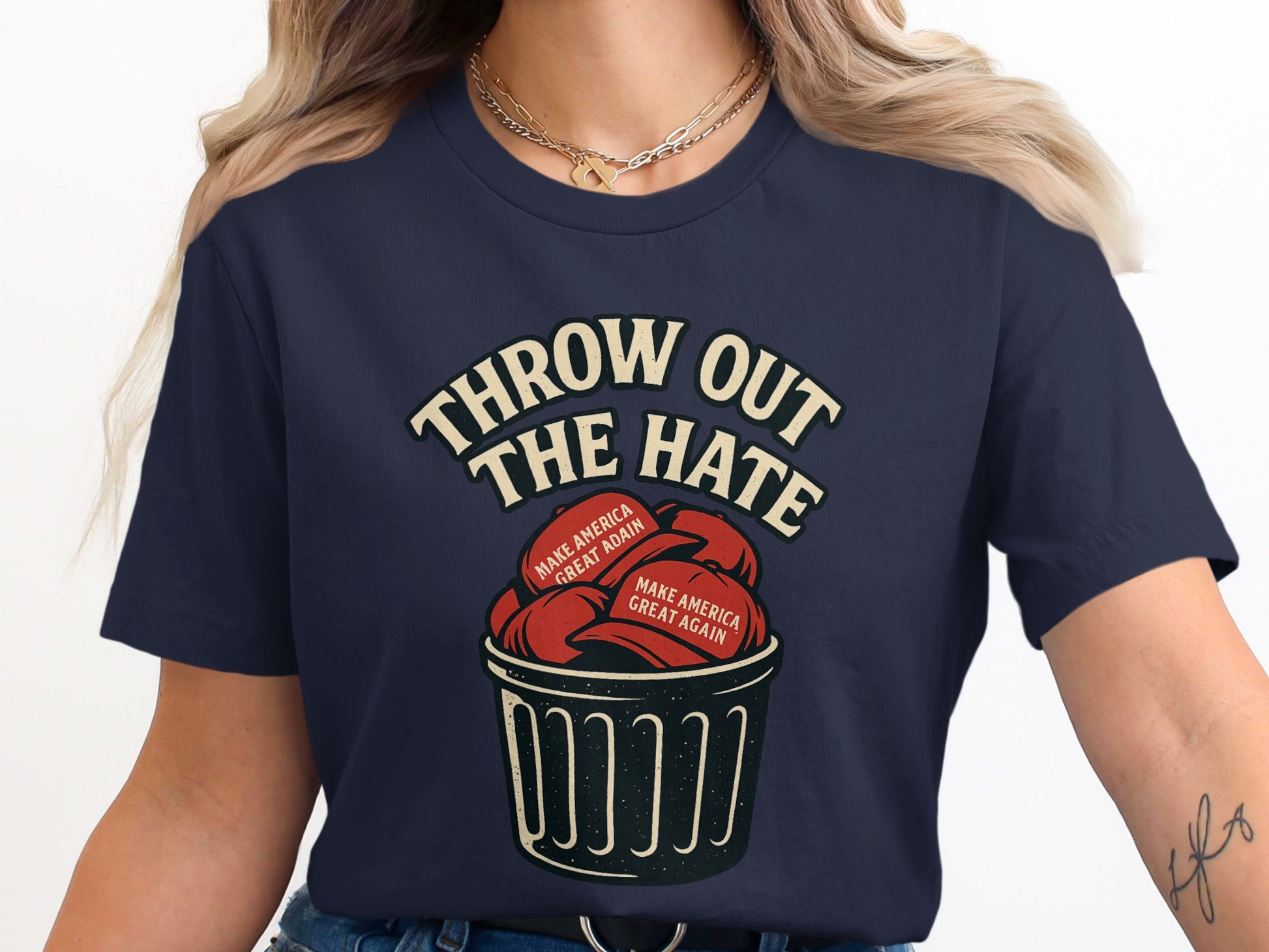 Throw Out The Hate Graphic T-Shirt Product